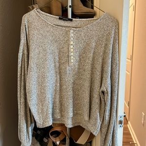 Grey forever 21 sweater